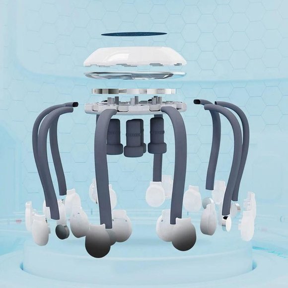 Head Massager electric scalp machine daul vibrating head massage octopus1FullKit - Picture 2 of 7